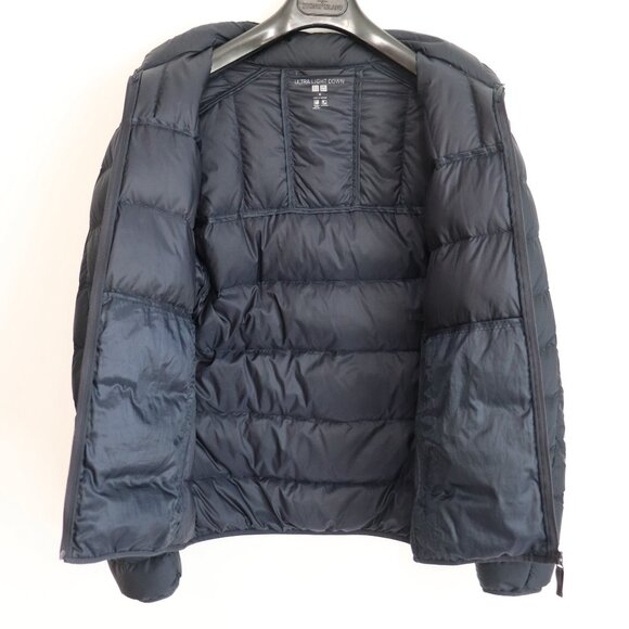 Uniqlo Ultra Light Down Jacket Navy Men's Asian Sz M (US Size S) Used - Picture 3 of 7